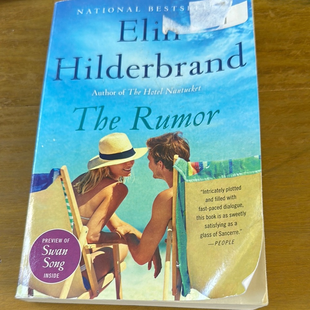 The Rumor by Elin Hilderbrand Book